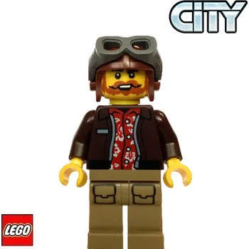 Stavebnice LEGO LEGO® Figurky LEGO Figurka Průzkumník Džungle / Pilot Hydroplánu / CITY / 60425 cty1767