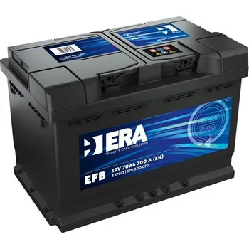 Autobaterie ERA EFB 70Ah P,s.p.700A, 12V, 278x175x190, ERA EFB 12V 70Ah 700A