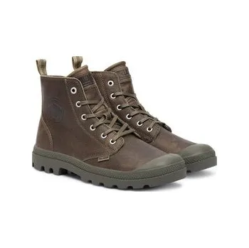 Pánské tenisky Turistická obuv Palladium Pampa Zip Lth Ess 76888-308-M Zelená 37
