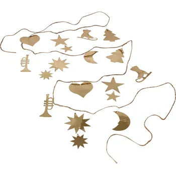 Vánoční dekorace Strömshaga Vánoční girlanda Ornament Brass 270 cm