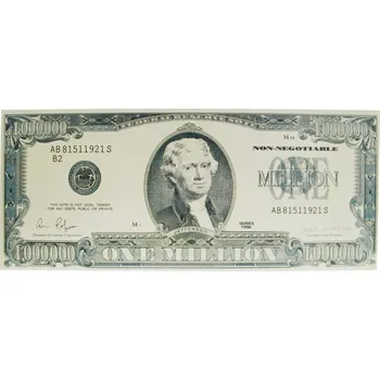 Bonboniéra Čokoládová bonboniéra 1 000 000 $ 60 g (Vtipná čokoláda v podobě neexistující bankovky)