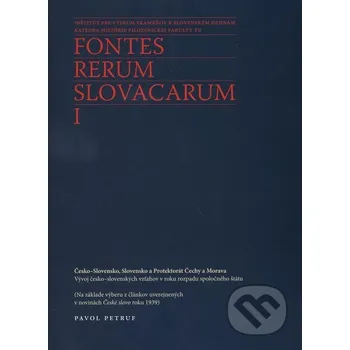 Literární biografie Fontes Rerum Slovacarum I - Pavol Petruf Trnavská univerzita
