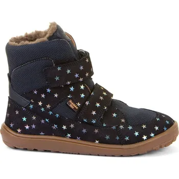 Dívčí zimní obuv FRODDO UP TEX WINTER Stars | Dětské zimní zateplené barefoot boty - 29