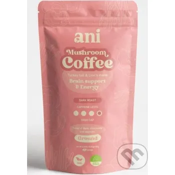 Káva ANi Mushroom Coffee Brain suport & Energy - mletá káva - Ani Ani