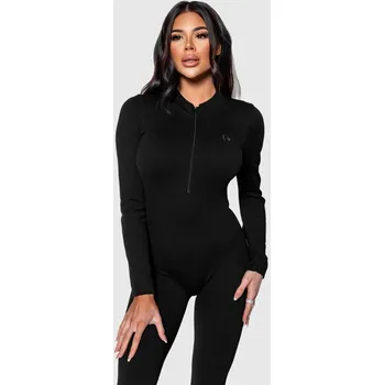 Dámský overall Dámský žebrovaný overal Iron Aesthetics Rib Lady, černý : Barva - Černá, Velikost - M