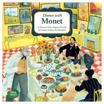 Učebnice Dinner with Monet. A Dinner Date Jigsaw Puzzle (1000 pieces) - Iratxe López de Munáin