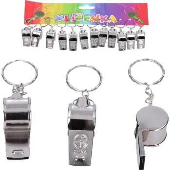 Klíčenka s píšťalkou 4 cm