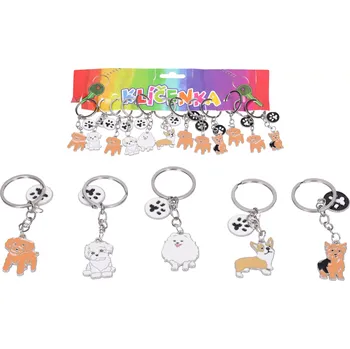 Klíčenka se psí tlapkou