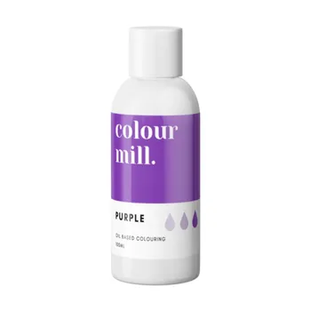 Potravinářské barvivo Olejová barva 100ml vysoce koncentrovaná fialová - colour mill