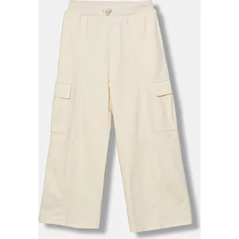 Dětské bavlněné tepláky United Colors of Benetton 3NBMCF06O.G.seasonal béžová 01X, vel. 120