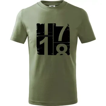 Tachometr 18 - Tričko dětské bavlněné - 146 cm/10 let ( Khaki )