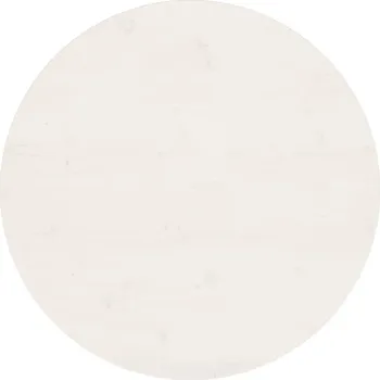 Konferenční stolek vidaXL Stolní deska Ø 70 x 2,5 cm masivní borové dřevo [813655] Barva: Bílá