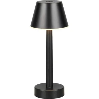 Lampička Trio TR54991132 LED stolní lampička VIDAL | 1W integrovaný LED zdroj | 1x150lm | 3000K | s vypínačem | stmívač | Přenosné | černá + K nákupu nad 3000 Kč dárek zdarma