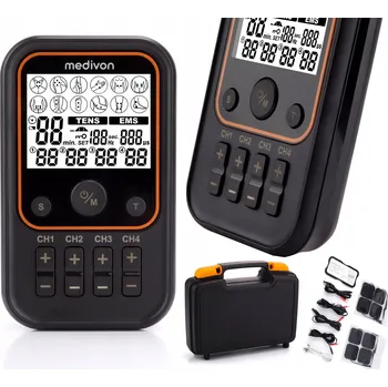 Masážní přístroj Elektrostimulátor Medivon Odin Flex Pro pro léčbu bolesti a masáž svalů
