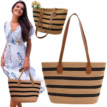 EVENA plážová taška polyester bílá