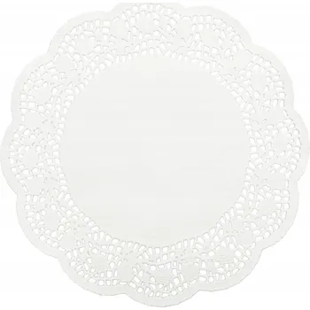 Papírový ubrousek Ozdobné ubrousky 28 cm bílé 100 kusů
