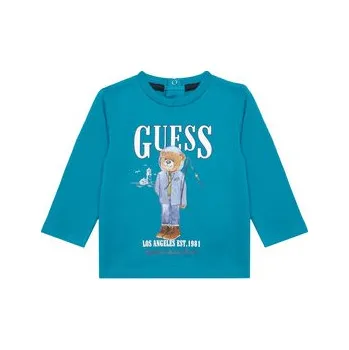 Dámská móda Guess Sada halenka a kalhoty I5BG13 I3Z14 Modrá Regular Fit 0_3M