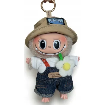 plyšák LA-BUBU THE MONSTERS PLYŠÁK PANENKA LABUBO PŘÍVĚSEK NA KLÍČE FIGURKA PLYŠÁK Hnědá