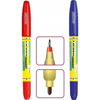 Popisovač na CD/DVD CM-051 oboustranný červený