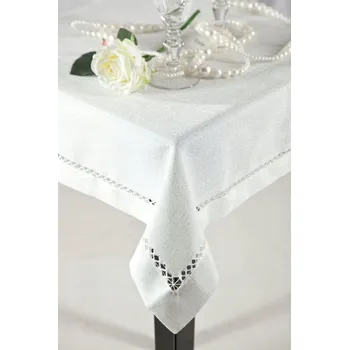 Obraz UBRUS EMILY 145 X 240 CM BÍLÝ