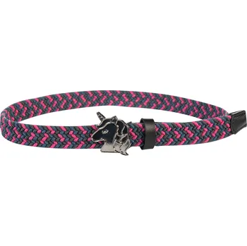 Jezdecké kalhoty Elastický opasek HKM Claire Kids, růžový/zelený, 70