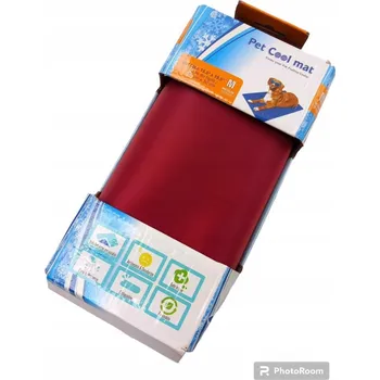 Pelíšek pro psa Chladicí Podložka pro Psy a Kočky 40x50 cm Červená