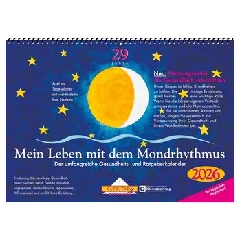 Kalendář Mein Leben mit dem Mondrhythmus 2026 - Stadig, Edith [DE] (2025, Kalendář, Clebitady Verlag)