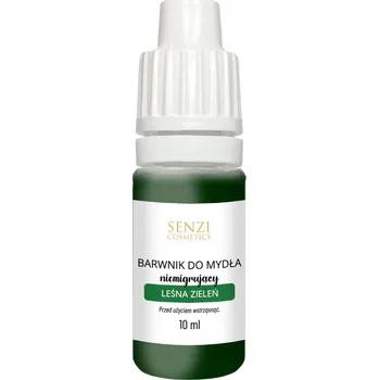 Mýdlo Nemigrující tekuté barvivo do mýdla z glycerínové báze LESNÍ ZELEŇ 10 ml