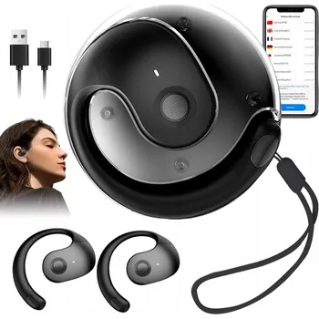 Sluchátka ELEKTRONICKÝ PŘEKLADAČ TLUMOČNÍK 139 JAZYKŮ BEZDRÁTOVÝ BLUETOOTH 5.4