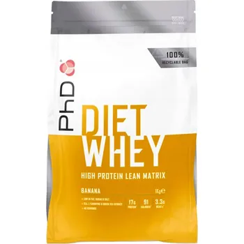 Protein Víceúčelový proteinový prášek PhD Nutrition Diet Whey 1 kg, čokoládová příchuť