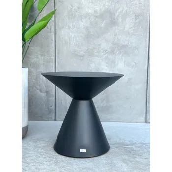 Konferenční stolek Konferenční stolek Monnarita kulatý 51 x 35 x 46,5 cm antracit