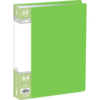 Junior Katalogová kniha A4/60 listová, zelená
