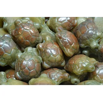 Korálek Korálky želva č.5803 (19x14mm)