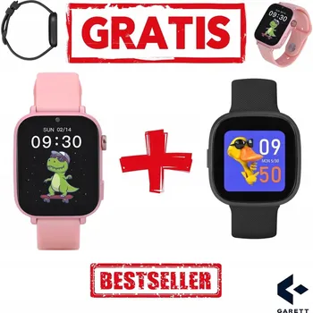 Hodinky Chytré Hodinky Garett 5904238486269 šedé barvy pro děti