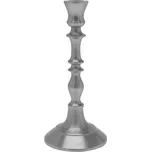KOOPMAN Svícen kovový ve stříbrné barvě 21 cm