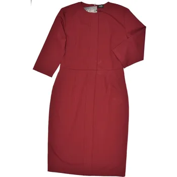 Dámské šaty Zocha Dámské pouzdrové šaty Z054 Z054_bordo M