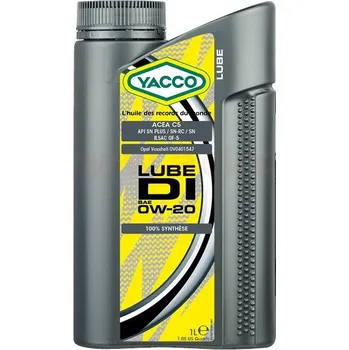 Motorový olej YACCO LUBE DI 0W20, 1 L 30791