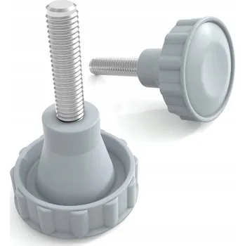 Knoflík Šedý knoflík interwoplex 8x28 mm, 15 ks