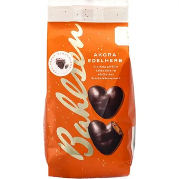 Čokoláda Bahlsen Akora perníčky v hořké čokoládě