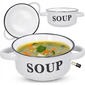 Polévková miska s oušky Cadro, 490 ml