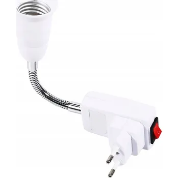 IP kamera Adaptér žárovky E27 s EU zástrčkou
