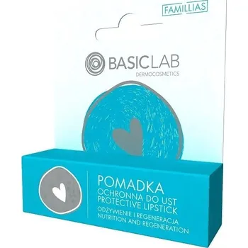 Rtěnka BasicLab Famillias Ochranný Balzám na Rty 4g