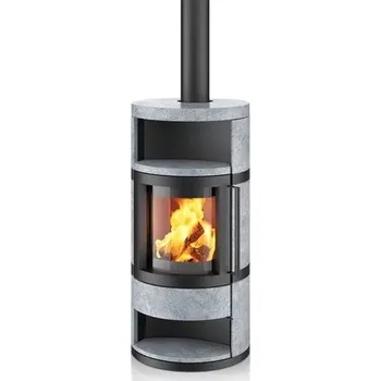 Krbová kamna Hase Como - black, mastek