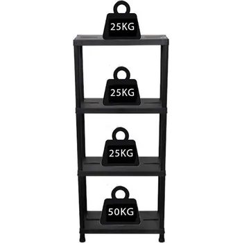 Dílenský regál Plastový skladový regál Toomax 138 x 60 x 30 cm max 25 kg na polici