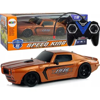 autíčko RC Sportovní Auto 1:18 Hnědé Champion Pilot 27 MHz