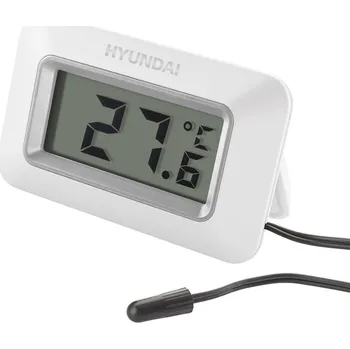 Meteostanice Hyundai - černá Teploměr Hyundai WS 1010, bílý
