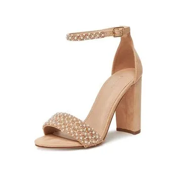 Dámské sandále DeeZee Sandály F0812-1 Béžová 41