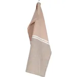 Lapuan Kankurit Lněná utěrka Venla 46x70, skořicově-bílá