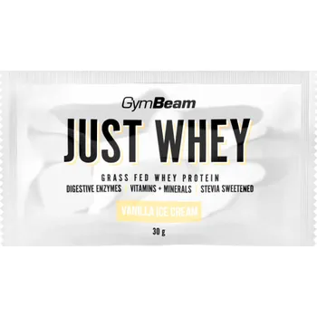 Protein Vzorek proteinu Just Whey - GymBeam vanilková zmrzlina 30 g