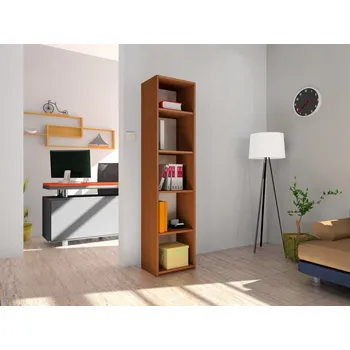 Knihovna Regál Gindo 40 cm x 176 cm x 30 cm olše